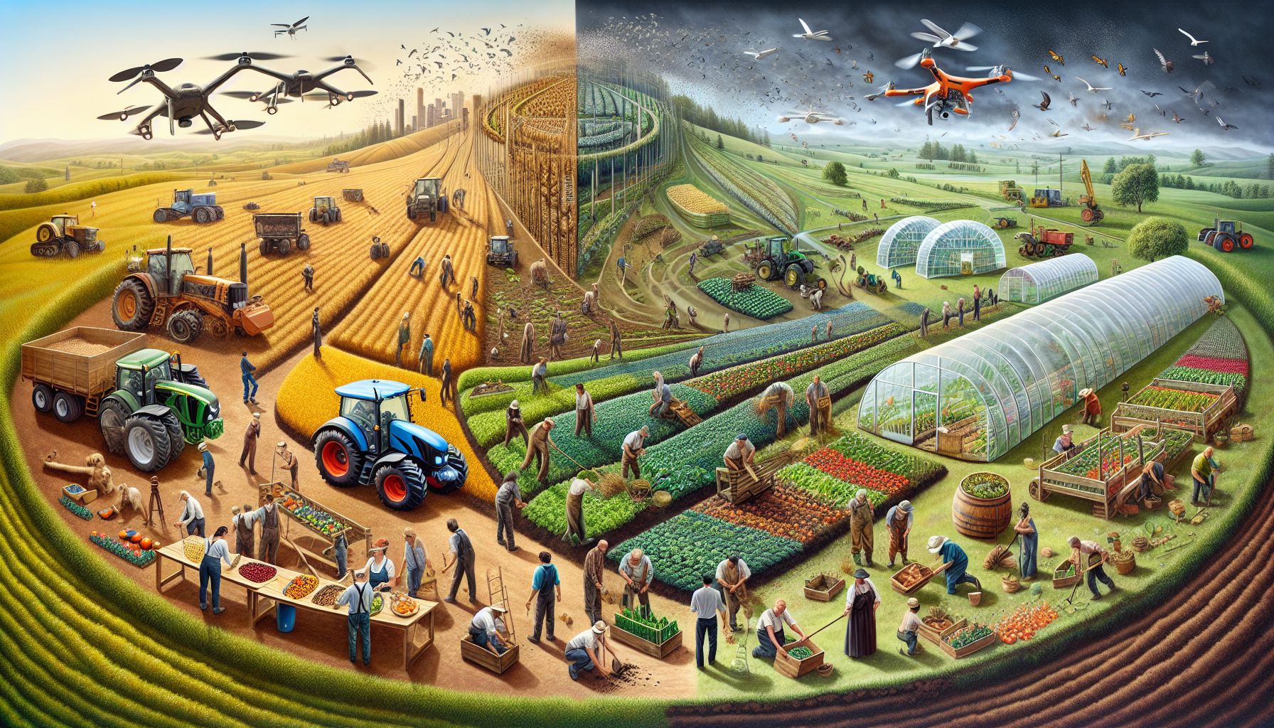 #The Ever-Evolving World of Farming: Sustainable Practices, Technological Advancements, and Environmental Impact